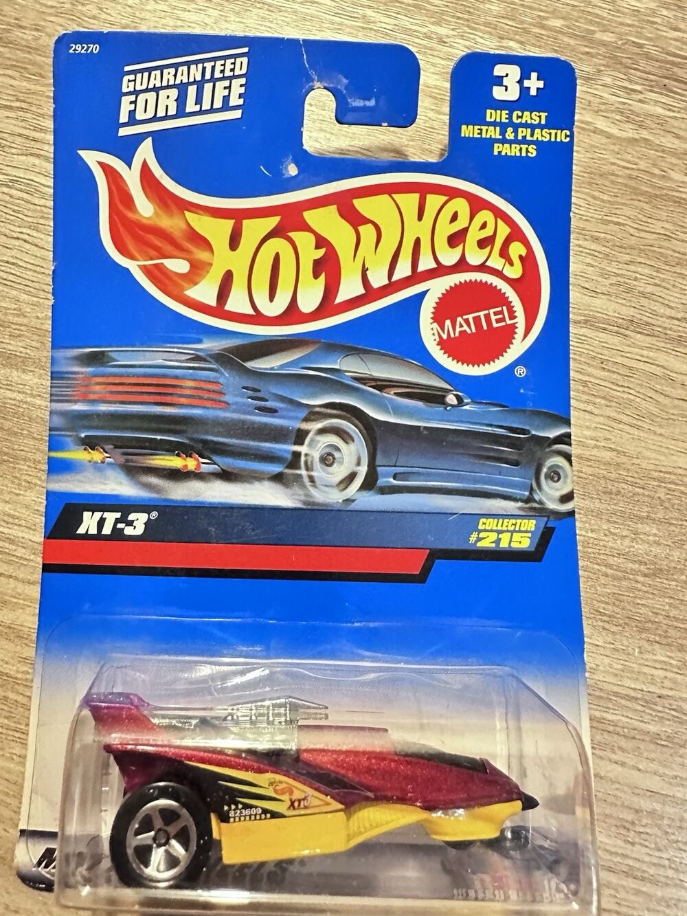 Hot Wheels XT-3 Three-Wheel Red Car Diecast 1/64 Scale Collector Hotwheels H8